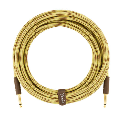 FENDER DELUXE CABLE 5.5 METERS YELLOW