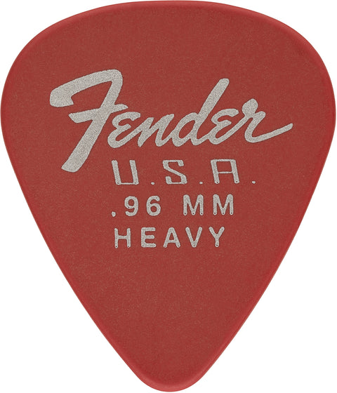 Picks Fender 12 Und Rojo Dura-Tone Calibre 96