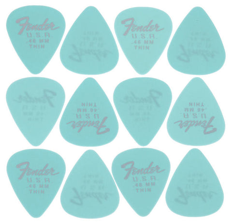 Picks Fender 12 Und Azul Dura-Tone Calibre 46