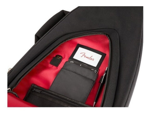 CASE FOR FENDER BLACK ELECTRIC GUITAR.