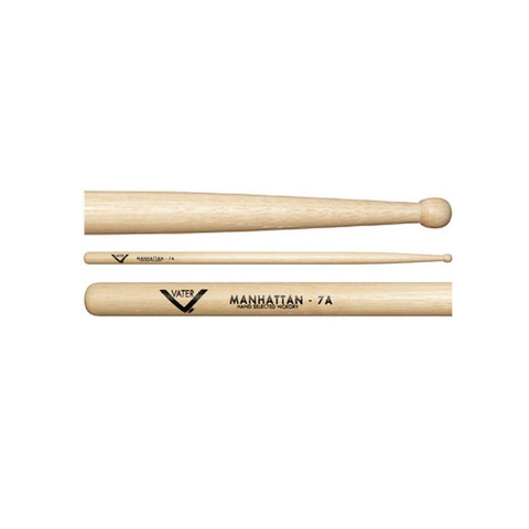 BAQUETAS VATER MANHATTAN 7A CON PUNTA DE MADERA