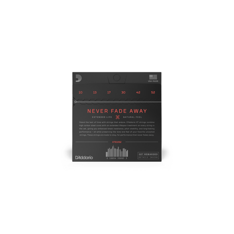 D'ADDARIO STRING SET FOR ELECTRIC GUITAR XTE1052 10-52