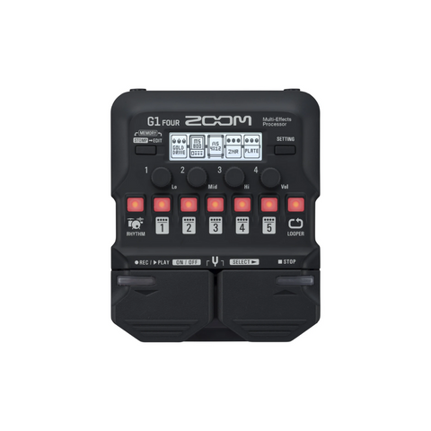 Pedal Multiefectos Para Guitarra Zoom "G1 Four"