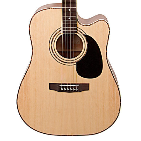 Guitarra Electroacústica Cort Ad880ce Natural Mate Con Funda