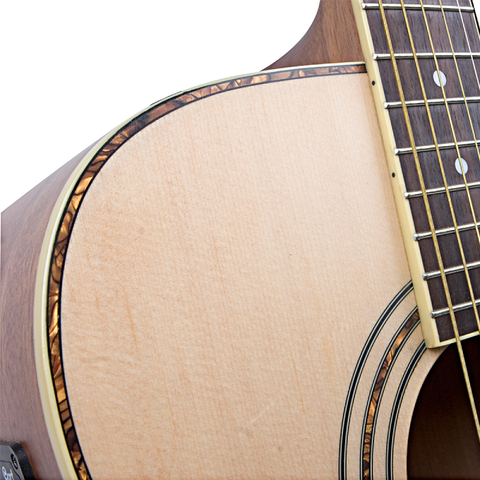Guitarra Electroacústica Cort Ad880ce Natural Mate Con Funda