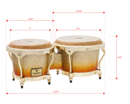 Bongo Tycoon Master Platinum Sunrise Fade Series Mtbp-G Pf3