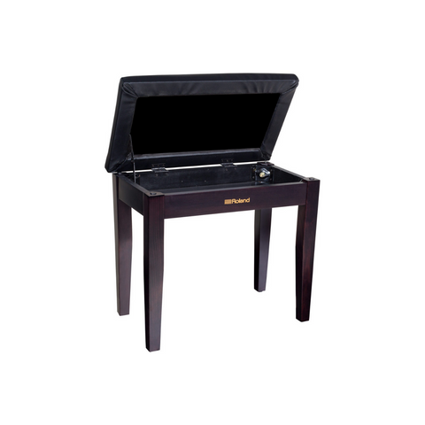 Silla Roland Para Piano Con Compartimiento Cafe