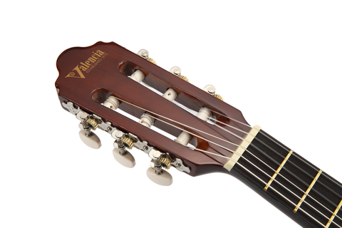 Guitarra Clásica Valencia ¼ Vc101 Natural Estuche Y Afinador
