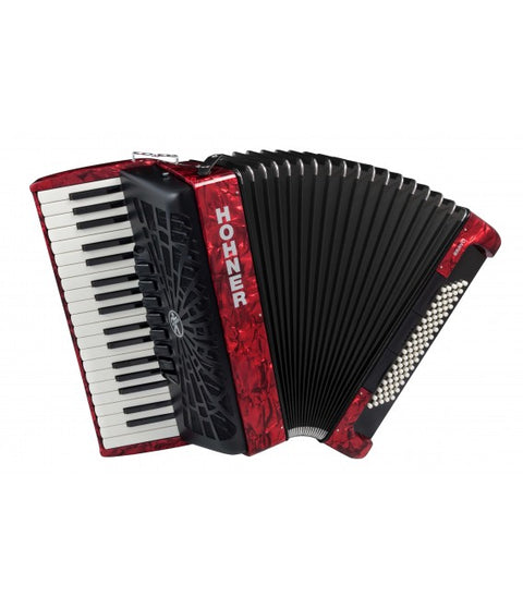 HOHNER BRAVO III ACCORDION 80 BASS RED