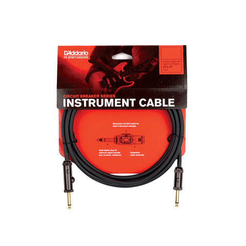 6 METER INSTRUMENT CABLE/ D'ADDARIO /LATCHING SWITCH / PW-AGL-20