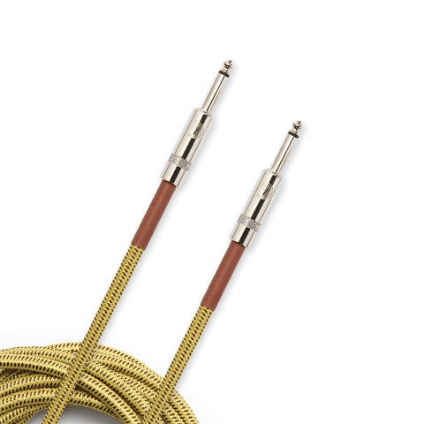 D'ADDARIO INSTRUMENT CABLE 3 METERS PW-BG-15TWBRAIDED