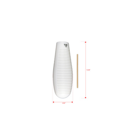 GUIRO TYCOON PLASTICO BLANCO TPG-W