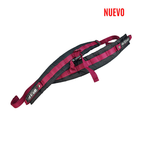 Correa Para Acordeon Cuerpo Negro Con Riata Vinotinto