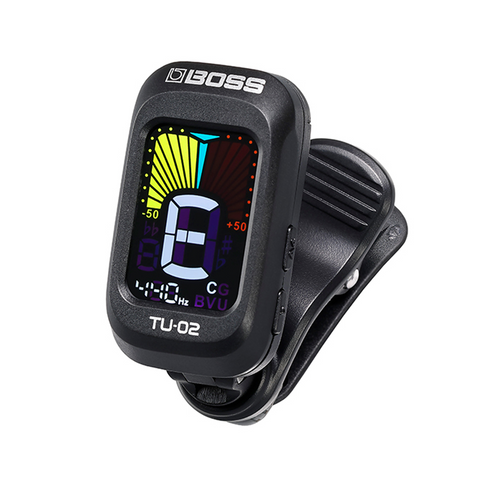 CLAMP TUNER FOR ELECTRIC GUITAR BOSS TUNER TU-02