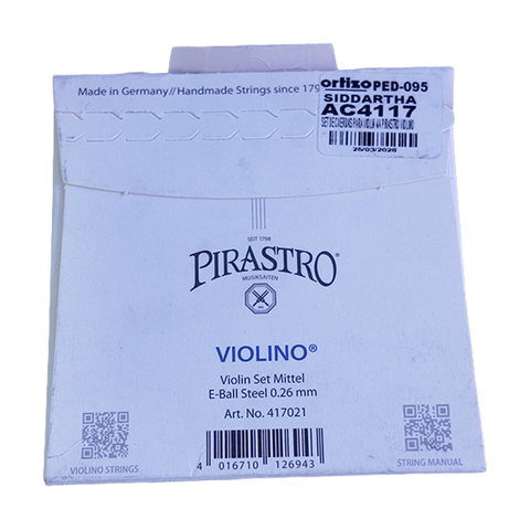 Set De Cuerdas Para Violin 4/4 Pirastro Violino