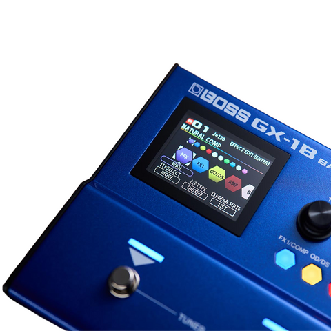 Pedal Multiefecto Para Bajo Eléctrico Boss Gx-1b