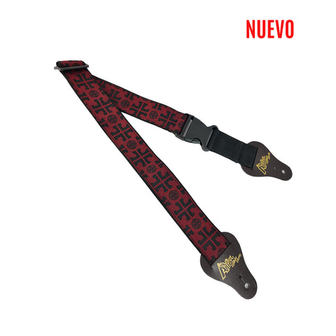 Correa Para Guitarra Diseños Con Chapa Samurai