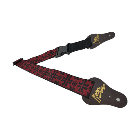 Correa Para Guitarra Diseños Con Chapa Samurai