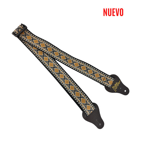 Correa para Guitarra Bordada Gold