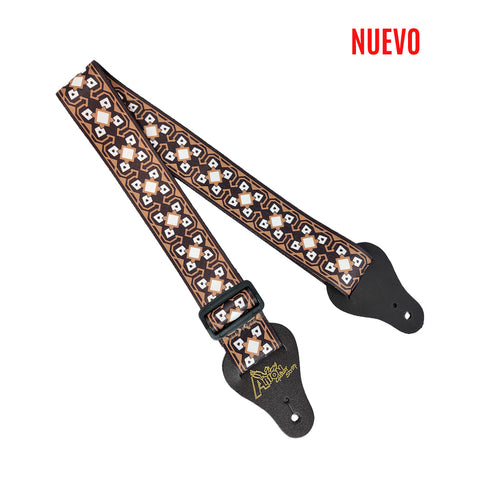 Correa Para Guitarra Multicolor Caleidoscopio