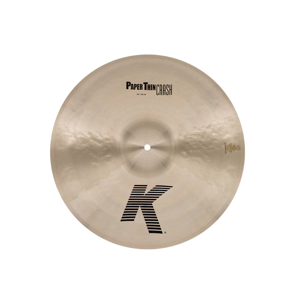 PLATILLO 18" K ZILDJIAN PAPER THIN CRASH K2818