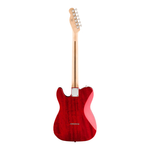 Guitarra Electrica Telecaster Squier Affinity Crimson Red Transparente