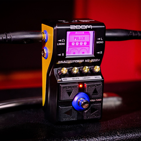 Pedal Emulador De Amplificador Y Cabina Zoom Ms-80ir+