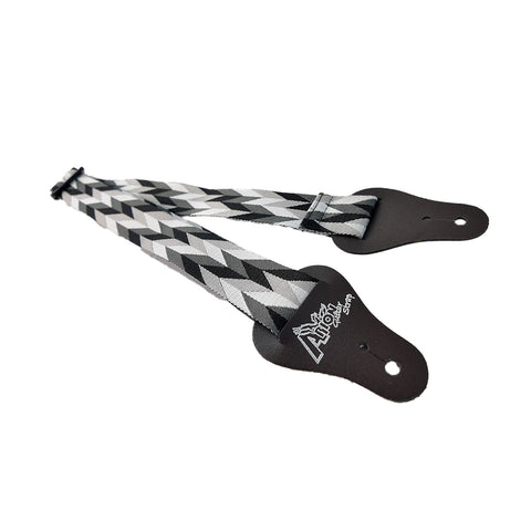 Correa Para Guitarra Multicolor Tweed Gris