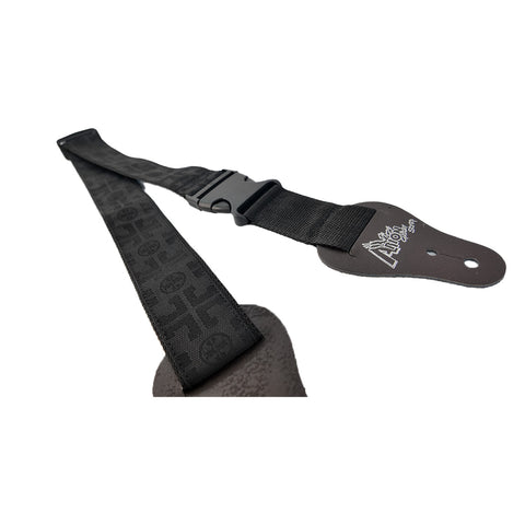 Correa Para Guitarra Diseños Con Chapa Negra