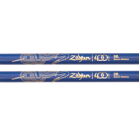 BAQUETAS ZILDJIAN 400TH ANNIVERSARY LE - 5B ACORN BLUE (JAZZ) Z5BACBU-400