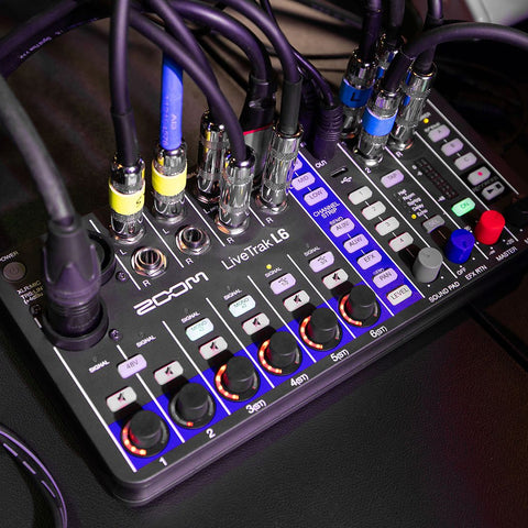 Mezclador Compacto Portable Zoom L6 Livetrak Mixer+Recorder