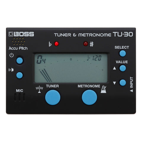 Afinador Y Metronomo Boss Tu-30