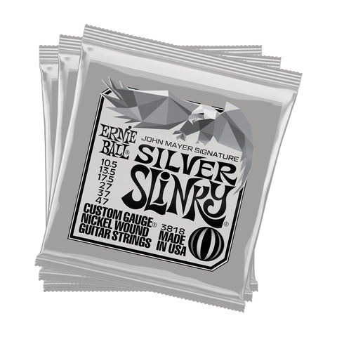 Cuerdas Guitarra Electrica John Mayer Signature Caja 3 Sets, Ernie Ball 10.5-47