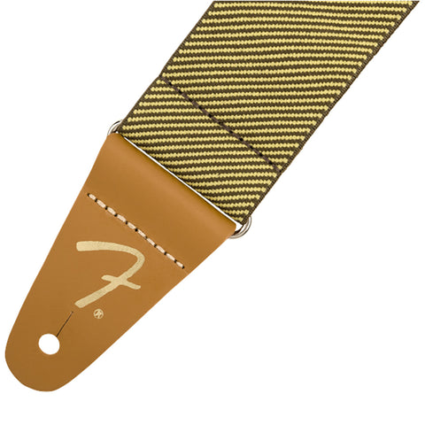 FENDER WEIGHLESS TWEED YELLOW GUITAR STRAP