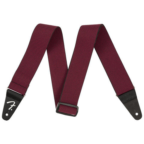 Correa Para Guitarra Fender Weighless Tweed Roja