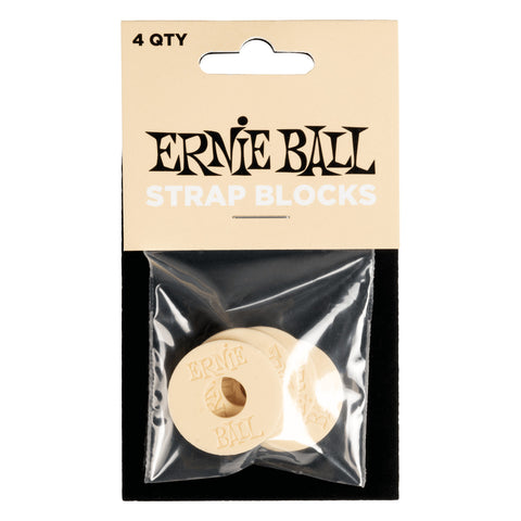 CREAM RUBBER STRAP LOCKER ERNIE BALL P05624
