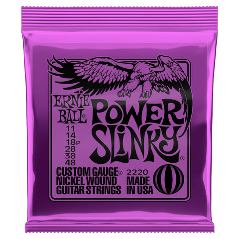 ERNIE BALL P02220 SLINKY ELECTRIC GUITAR STRING SET 11/48 GAUGE