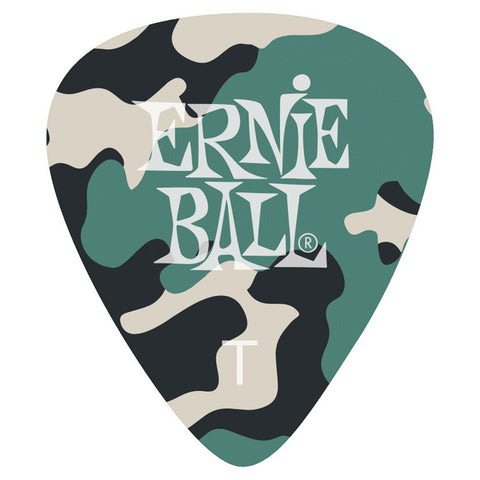 Picks Delgados Celuloide Por 12 Uni Ernie Ball P09221 Camuflado