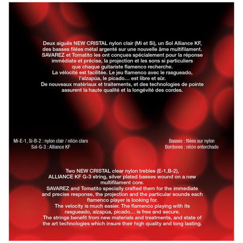 Set De Cuerdas Para Guitarra Flamenca Savarez Tension Media T50r