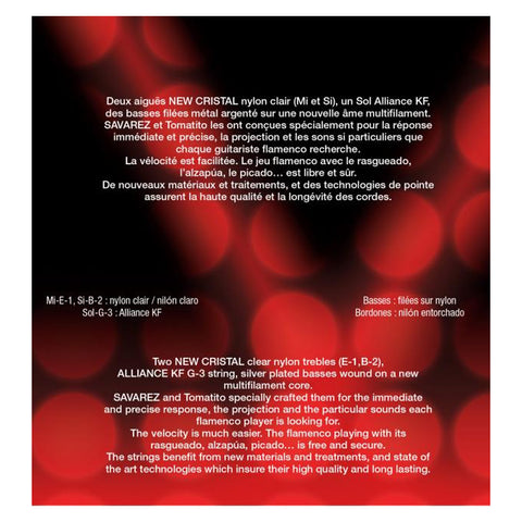 Set De Cuerdas Para Guitarra Flamenca Savarez Tension Fuerte T50j