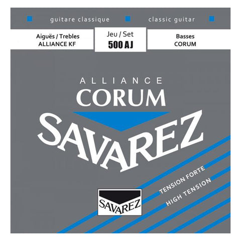 SAVAREZ CLASSICAL GUITAR STRING SET STRONG TENSION 500AJ. 