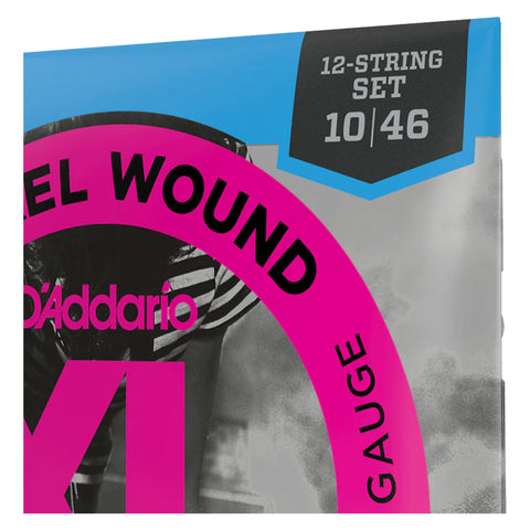 Set De Cuerdas Para Guitarra Eléctrica 12 Cuerdas (10-46) Daddario Exl150