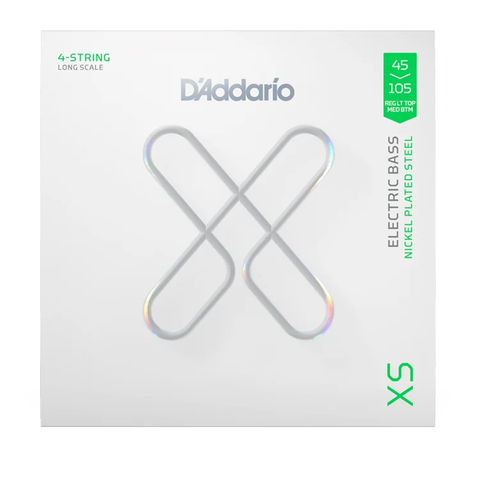 Set De 4 Cuerdas Para Bajo Escala Larga Daddario Xs (45-105) Xsb45105