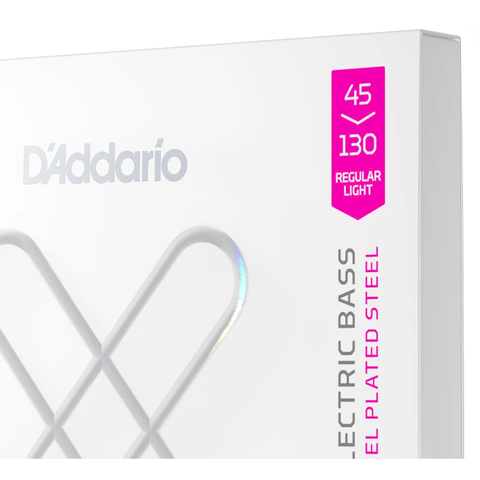 Set De 5 Cuerdas Para Bajo Escala Larga Daddario Xs Nps (45-130) Xsb45130