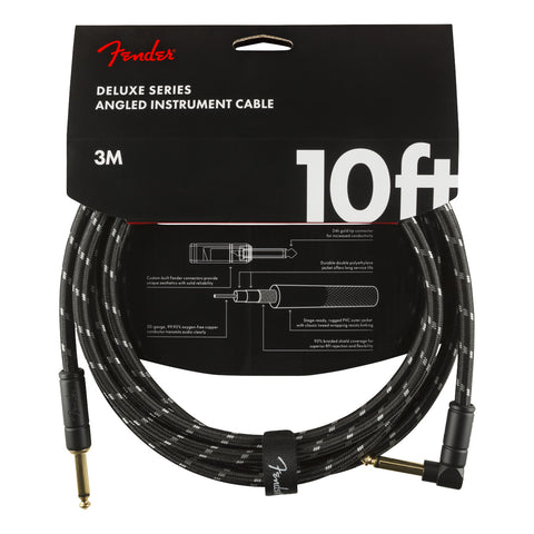 FENDER DELUXE CABLE 3 METERS BLACK