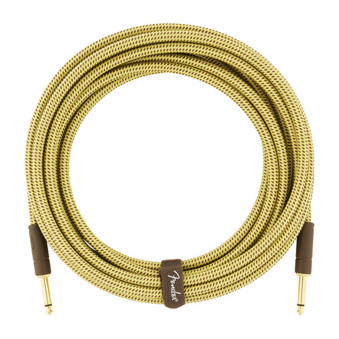 Cable Deluxe Fender De 3 Metros Amarillo.