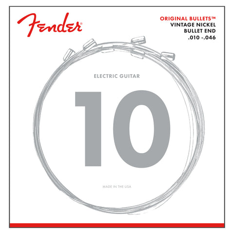 FENDER BULLET 10/46 GAUGE ELECTRIC GUITAR STRING SET
