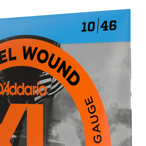 D'ADDARIO ELECTRIC GUITAR STRING SET CALIBER 10/46 EXL110.