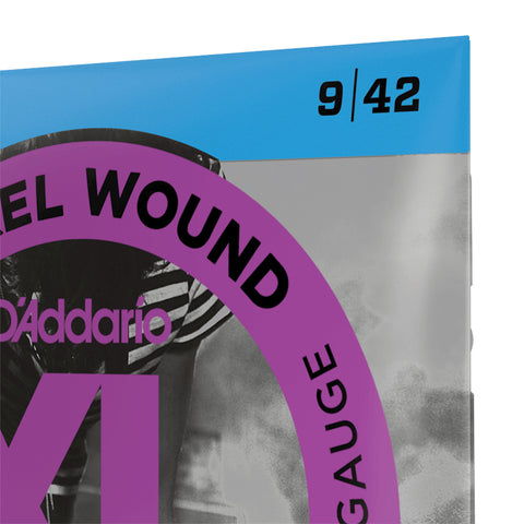 D'ADDARIO ELECTRIC GUITAR STRING SET CALIBER 9/42 EXL120