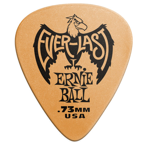 ERNIE BALL EVRLST PICKS CALIBER 73MM P09190 ORANGE 12 UNITS